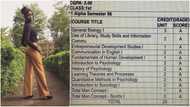 Do am if ibi easy - Cute lady celebrates getting 5.0 CGPA after scoring A in all her courses, many react
