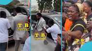Agradaa goes to court again, ladies drool over Angel Asiamah, shoot their shots in video