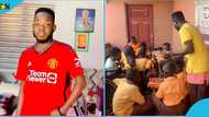 Ghanaian teacher brings joy to his students, uses salary to cook for them, video evokes joy