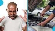 Ghanaian man says cars are liabilities after spending GH₵300 on tyre, video trends