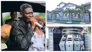 Agya Koo replies critics over his mansion, says one bucket of paint costs GH¢1.7k