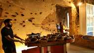 Lebanon's past echoes its grim present in exhibition