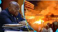 Akufo-Addo commiserates with victims of devastating Kantamanto market fire