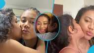 Nadia Buari shared 8 photos of her 4 children hugging and kissing her, photos melt many hearts