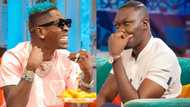 Photos of Arnold's 'GHC2.50 shoes' trend after clashing with Shatta Wale on McBrown's show