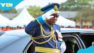 Mahama dons eye-catching army attire for Ghana Military Academy Graduation parade