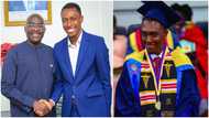 St Peter's: NSMQ star from school who swept 16 out of 22 awards at 2023 UCC graduation meets Bawumia