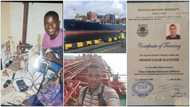 Man with no training repairs big ship to rescue crew; receives certificate after