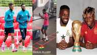 Inaki Williams jams to Black Sherif, teases brother for eating fufu and scoring goals