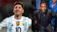 Lionel Messi responds after Brazilian legend Pele earlier claimed the Argentine only shoots with one leg