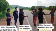 Young Ghanaian police officer gifts barefooted woman money to buy new sandals, TikTok video stirs emotion