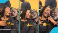 Kofi Adjorlolo and Christiana Awuni all loved up at Roselyn Ngissah’s mother’s one-week observation