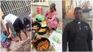 4 young people who fed hungry strangers, 1 lady gave out over 200 plates of jollof rice