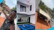 Michael Blackson flaunts massive Ghana mansion & compound filled with cars