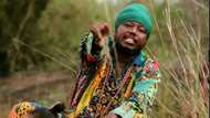 Blakk Rasta captured preaching in church
