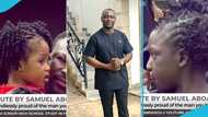 Samuel Aboagye’s daughters inconsolable during emotional tribute to him at state funeral, video breaks hearts