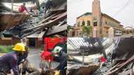 Videos drop as Rev Ernest Bruce Methodist Church at Adabraka collapses on people