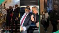 Billionaire Tony Elumelu and eldest daughter Oge create cute moment in Rome, video gets many gushing