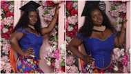 “You nailed this”: GH mum earns master's in Business Administration; slays in perfect African wear in photos