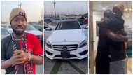 Grateful young man gifts his best friend Mercedes Benz C300 to appreciate him, video causes stir