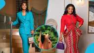Jackie Appiah tries a jungle swing at Tegalalang jungle swing in Bali