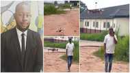 Genius student builds surveillance drone as final year project, flies it inside the school in video
