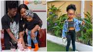 Strongman Burner: Rapper's 2-year-old flaunts grandma look in dancing video, Fans stunned