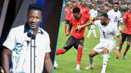 2023 AFCON: Asamoah Gyan subtle reaction to the Ghana versus Mozambique game sparks emotions