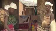 I want to sleep on a mattress before I die - 70-year-old woman living in mudhouse with her grandkids begs