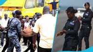 Taxi driver runs over police officer directing traffic at Agona Swedru while trying to dodge traffic jam