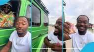 Despite gives young man who approached his vehicle only GH¢200 notes