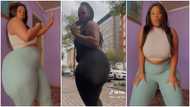 Plus-size lady with super curvy look displays her dance moves in video, netizens gush: "Future wife"