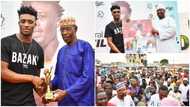 Mohammed Kudus crowned Ambassador of Nima, photos show beautiful ceremony held in his honour