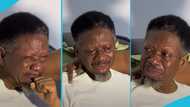 Ailing Kwaku Twumasi breaks down in tears as Osoode donates to him to mark his birthday, video breaks hearts
