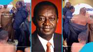 Addo-Kufuor makes rare public appearance as he visits Otumfuo at Manhyia Palace, video stirs reactions