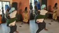 Ghanaians react to viral video of energetic mother fighting the 'devil' with serious karate