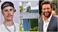 Famous celebrities such as Justin Bieber and Hugh Jackman with beautiful mansions to sell