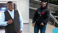 Angel FM journalist Fatty Skinny relocates to US, before-and-after photos spark reactions