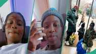 Young Nigerian lady travels to the UK alone, shares her final days and experience at the airplane