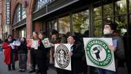 Starbucks staff go on strike in US stores over labor talks