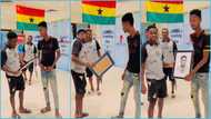 Nuamah: Black Stars player delights as talented artist draws him perfectly, his reaction evokes joy