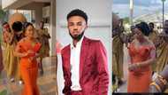 JustDav21: Moment David Mensah's bride arrived at plush marriage ceremony pops up