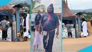 Ajagurajah spotted buying food by the roadside barefooted
