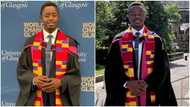 Former KNUST student who worked as herdsman in JHS bags PhD in Economics from UK university, folks praise Him