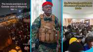 Lil Win premieres Ibrahim Traoré movie, sells out cinema and car park, videos trend as Ghanaians hail him
