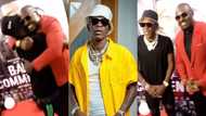 Video of Shatta Wale rushing to hug his 'twin' brother Jim Iyke as they meet pops up