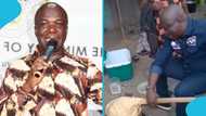 Ghanaian MCE visits constituents, helps them cook Banku, fold their clothes: "The people's man"