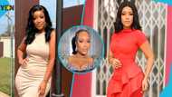 Joselyn Dumas stuns in an exaggerated ruffled sleeves brocade dress and elegant cornrow hairstyle