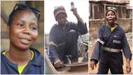They said no man will marry me - Lady who works as a welder speaks in video, people praise her