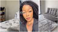 Lady shares the progress of how she was furnishing her new apartment, video goes viral